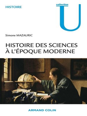 cover image of Histoire des sciences à l'époque moderne